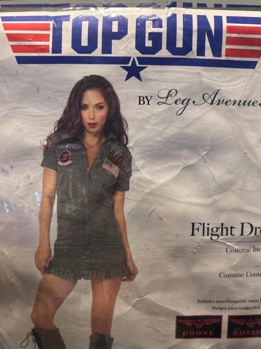 Top Gun Costume Halloween Pilot Fighter Jet
